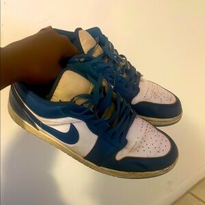 Nike Blue and White Sneakers Classic Design